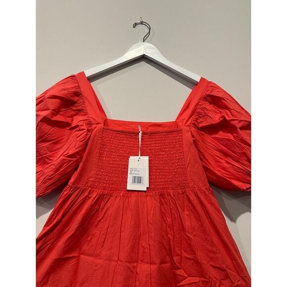 NWT Oliphant Medium Vacation Tuckernuck Bubble Skirt 100% Cotton Mini Dress - Picture 9 of 17